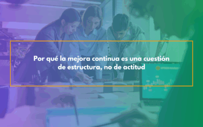 Por qué la mejora continua es una cuestión de estructura, no de actitud